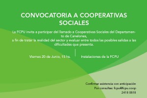 Convocatoria Coop Sociales