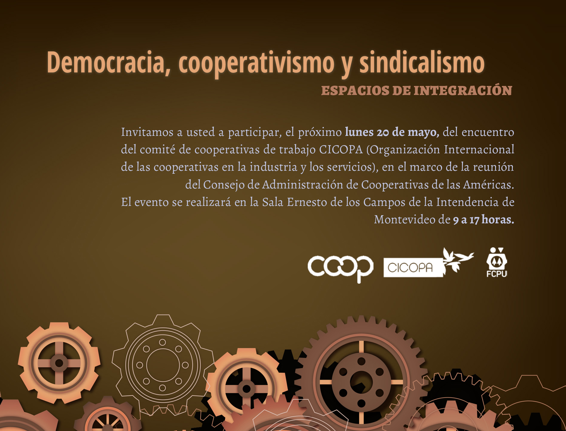 Democracia, Cooperativismo Y Sindicalismo